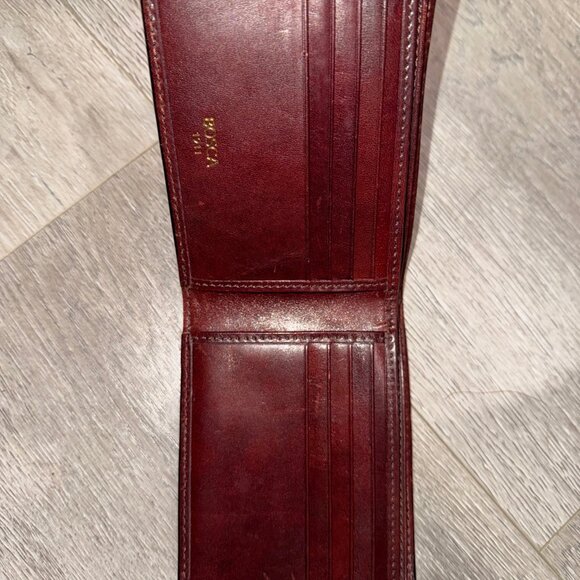 Bosca Excutive I.D. Wallet RFID Roma Italia Burgundy - Picture 3 of 6